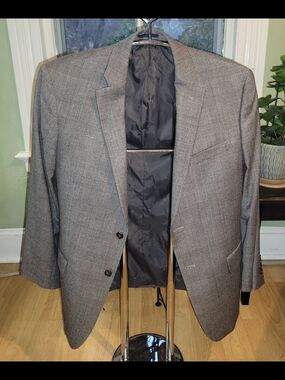 Jos. A. Bank brrr Comfort 1905 Gray Glen Plaid Sport Coat Blazer
